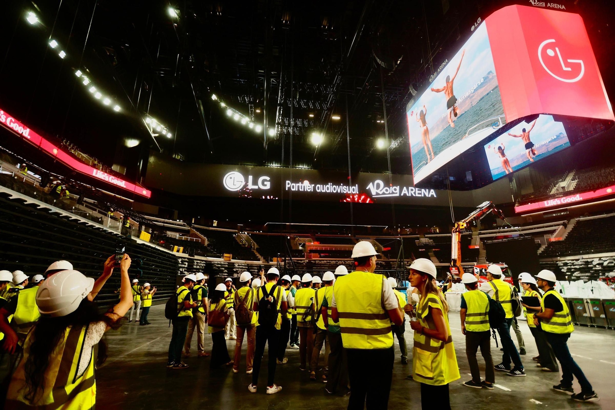 Obras del Roig Arena: Presentación del proyecto de innovación tecnológica