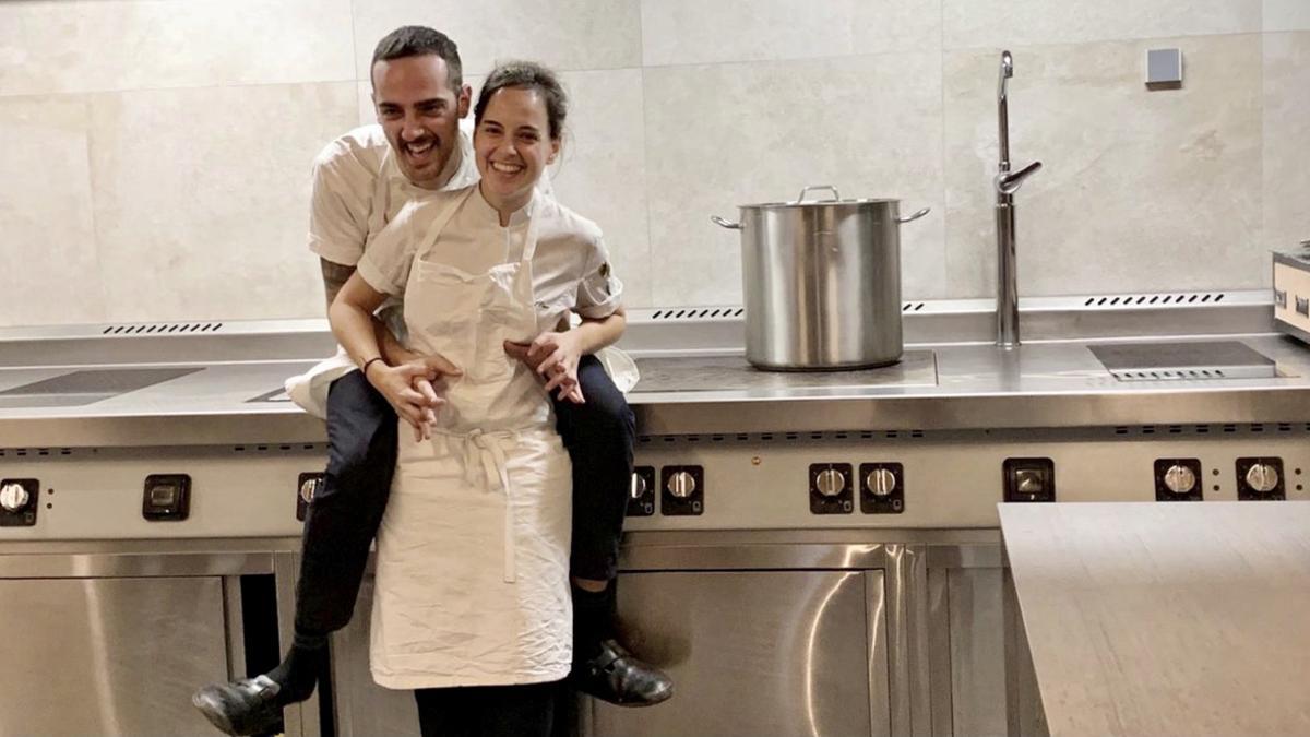 Lydia del olmo y Xos Magalhaes, la pareja tras el restaurante Ceibe (Ourense).