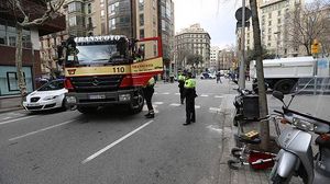 Atropellament amb una víctima mortal a Rosselló amb Pau Claris.