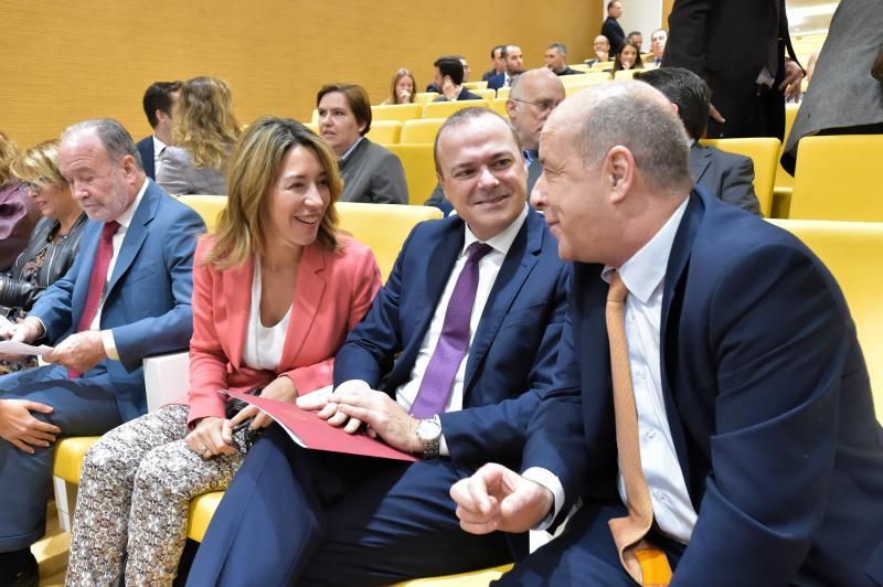 18-01-2018 LAS PALMAS DE GRAN CANARIA. Xiana Méndez, secretaria de Estado de Comercio, en el foro de la Asociación para el Progreso de la Dirección en Canarias, en Cajamar. Fotógrafo: ANDRES CRUZ  | 18/01/2019 | Fotógrafo: Andrés Cruz