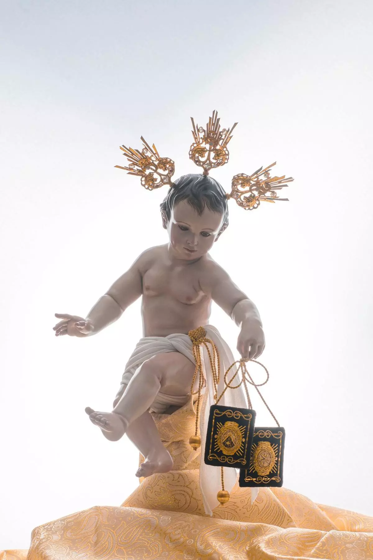 Así es la imagen del nuevo niño Jesús de la Virgen del Carmen de Belén