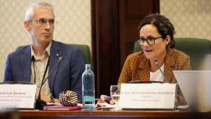 La consellera de Cultura Sònia Hernández este jueves