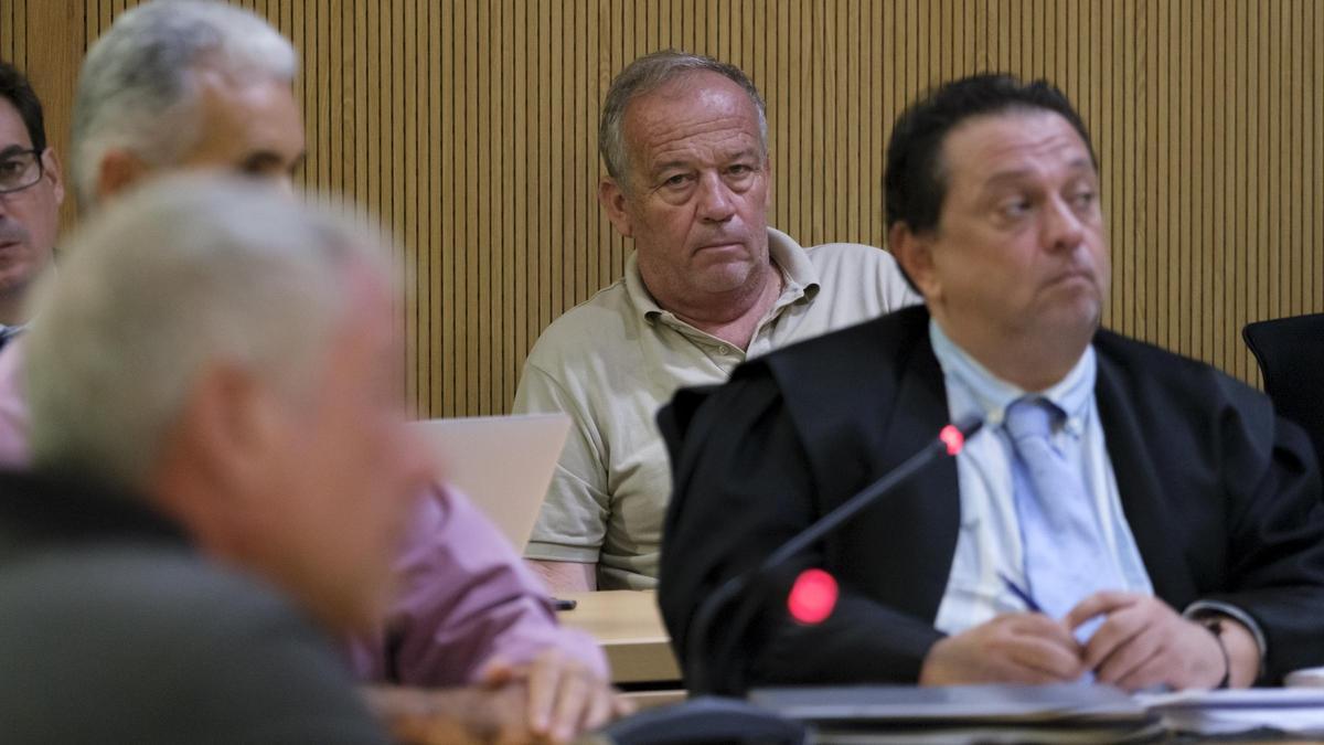 Imagen del juicio celebrado el pasado octubre en la Audiencia Provincial de Las Palmas .