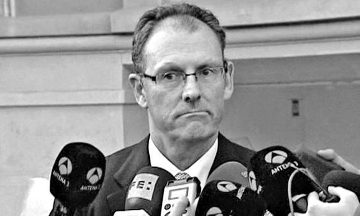 El abogado del duque de Palma, Mario Pascual Vives, ayer en Palma. | efe