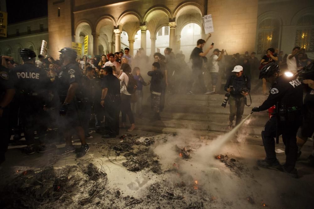 PROTESTA CONTRA LA ELECCIÓN DE DONALD TRUMP