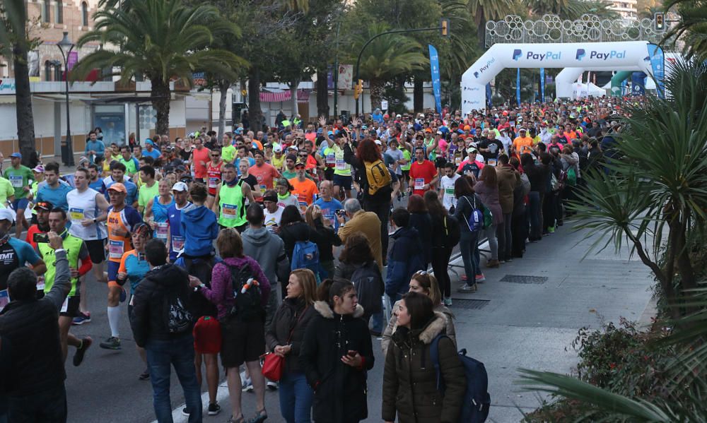 Las mejores imágenes de la Maratón de Málaga 2018