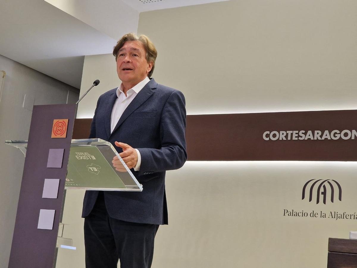 Tomás Guitarte, portavoz de Teruel Existe.