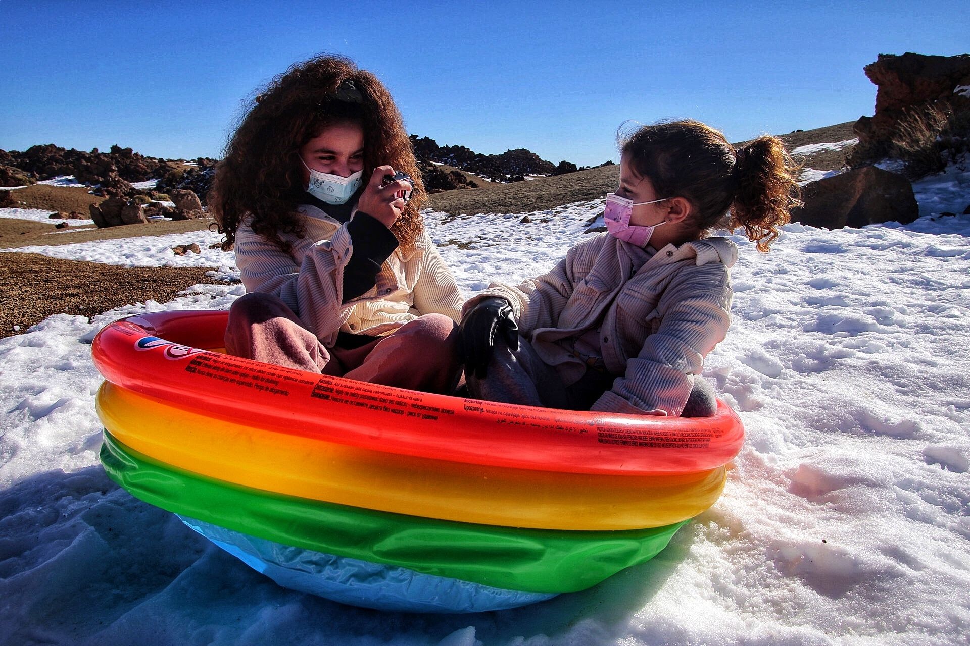 Jornada de nieve en El Teide