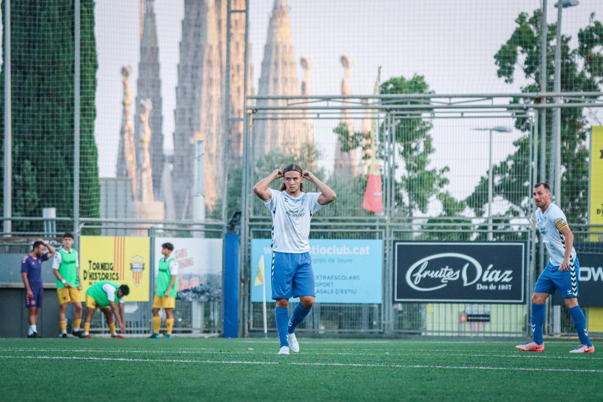 Izan González, en acció aquesta temporada amb l'Europa