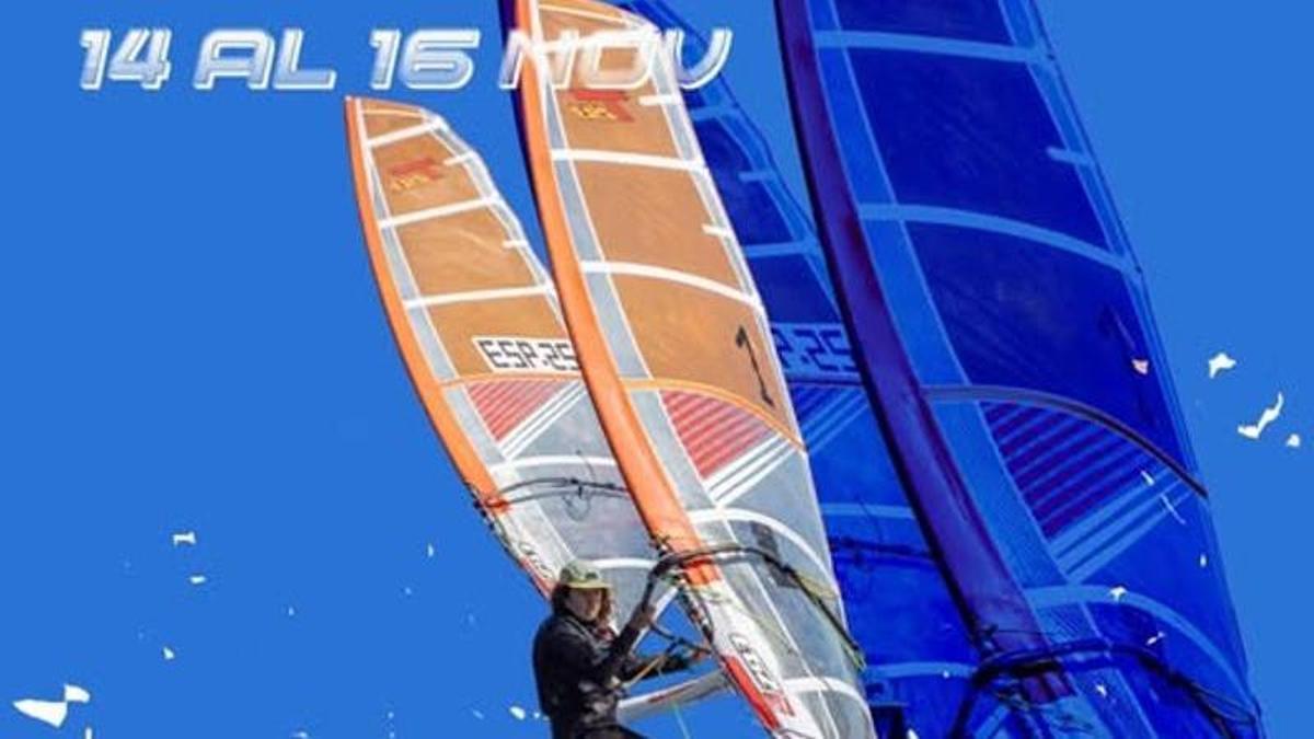 Cartel de la Copa Federación Techno e iQFoil que se celebrará este fin de semana