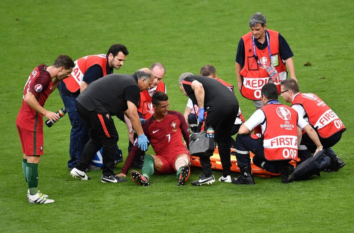 La lesión de Cristiano en imágenes