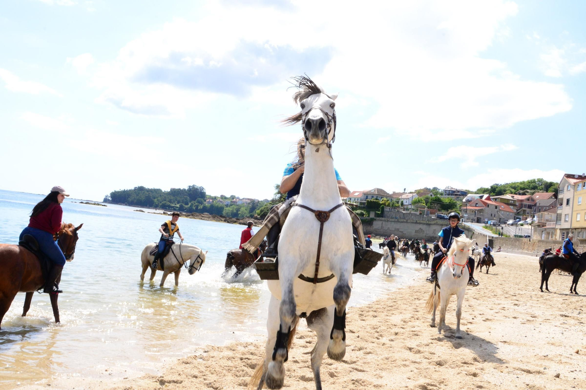 Más de 200 jinetes en la Xuntaza Cabalar de Moaña