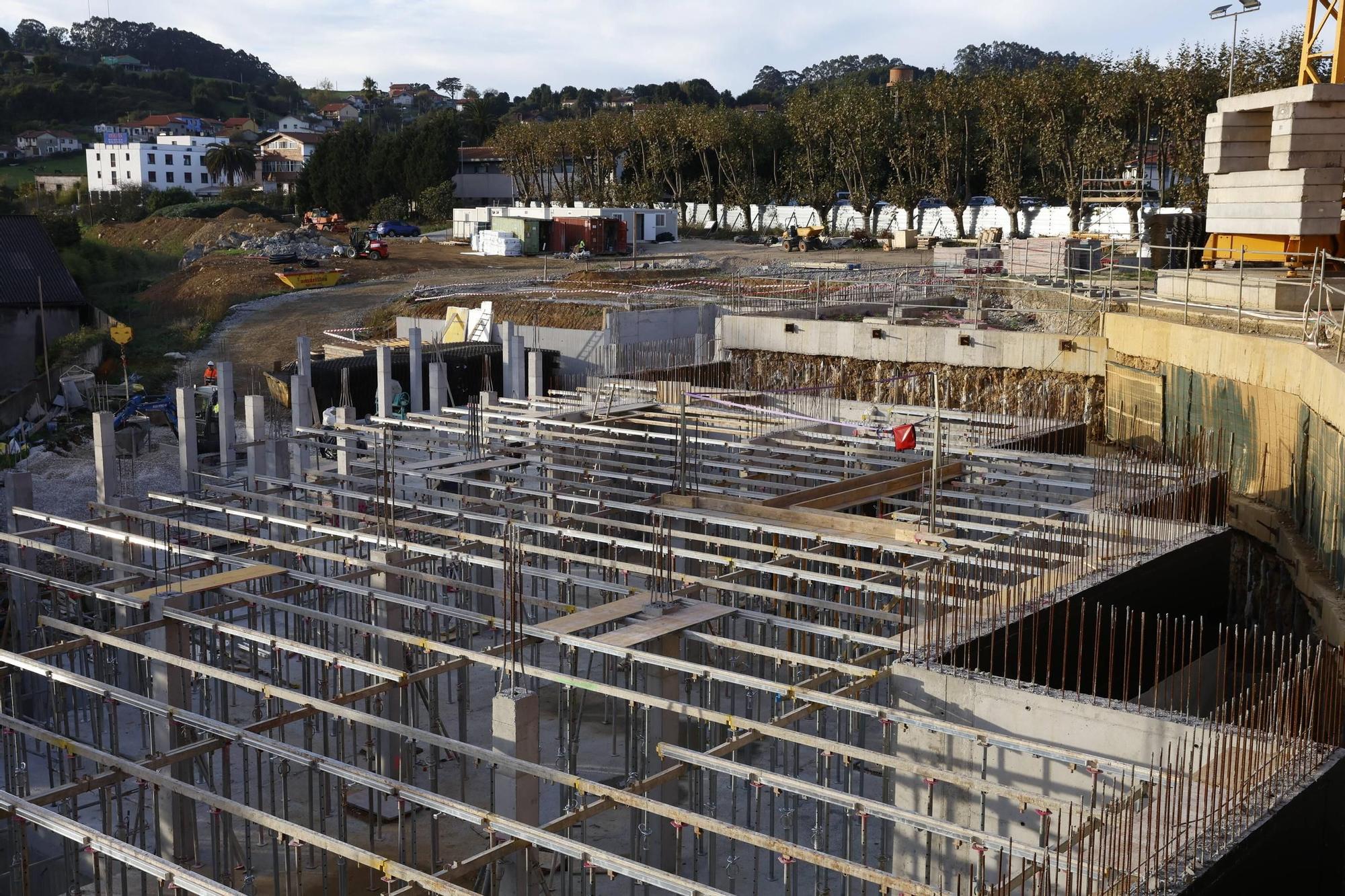 El avance de la amplación del Hospital de Jove, en imágenes