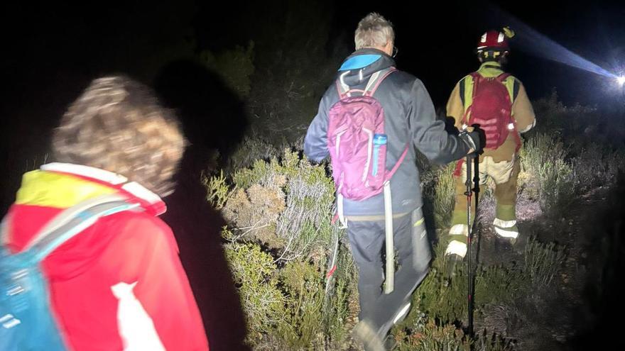 Los bomberos localizan a los turistas perdidos en la Serra d'Irta