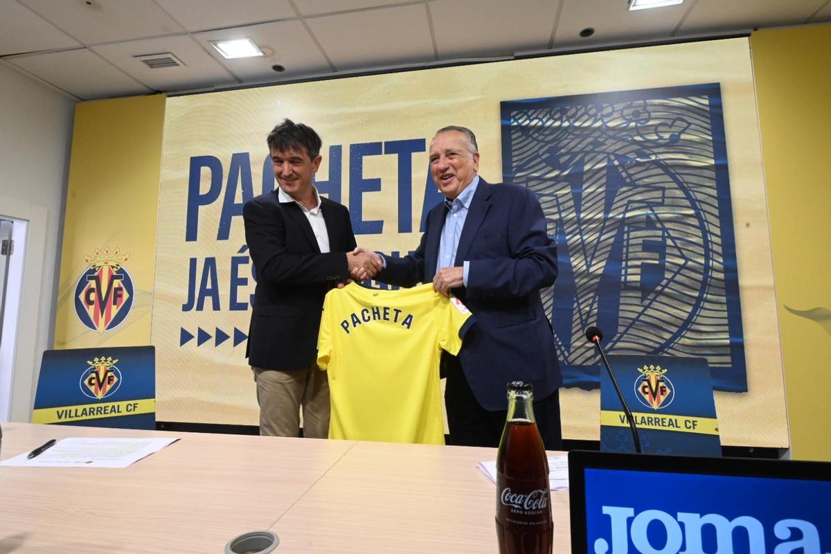 Pacheta ha sido presentado este lunes como entrenador del Villarreal.