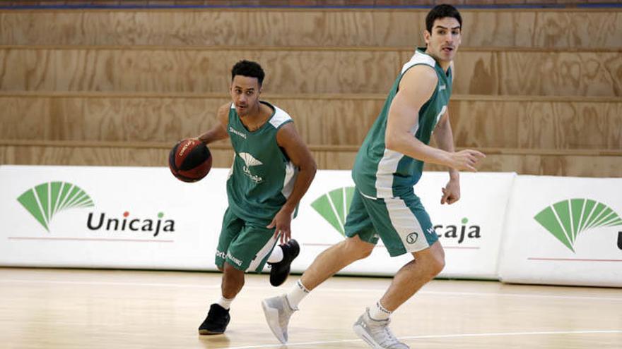 El Unicaja se entrenó esta semana en Los Guindos.