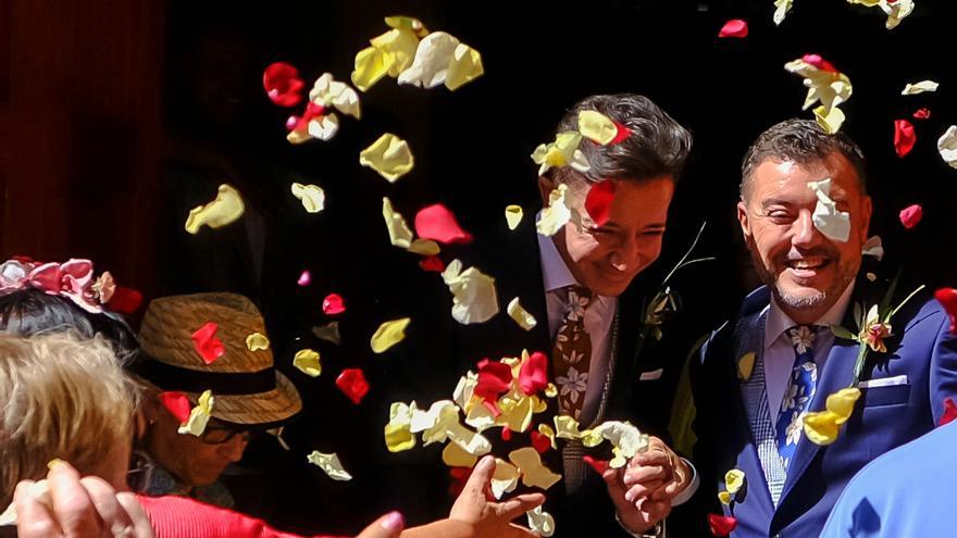 Gáldar celebra la boda de su alcalde Teodoro Sosa