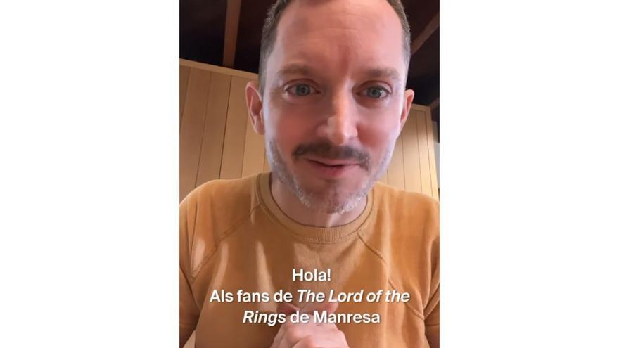 L&#039;inesperat missatge d&#039;Elijah Wood, Frodo, als fans d&#039;«El Senyor dels Anells» de Manresa