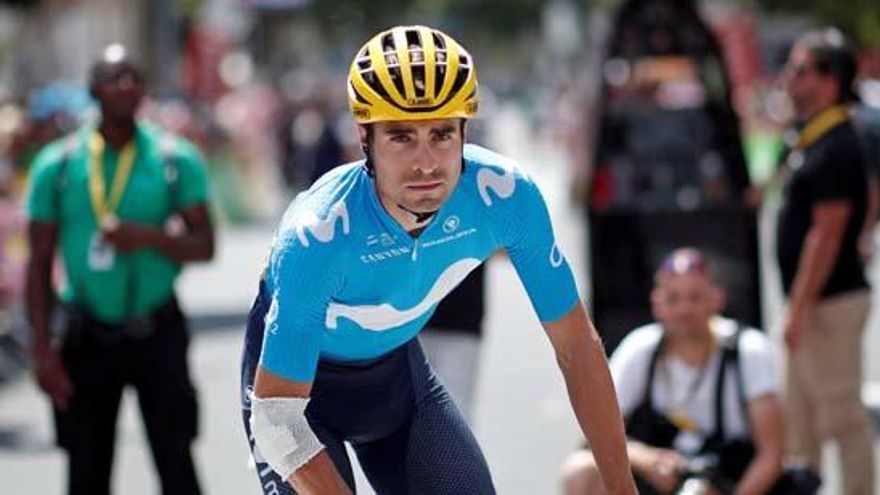 Mikel Landa, corredor del Movistar en el Tour.