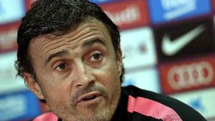 Luis Enrique: "El día que vea que mis jugadores no me siguen, lo dejo"