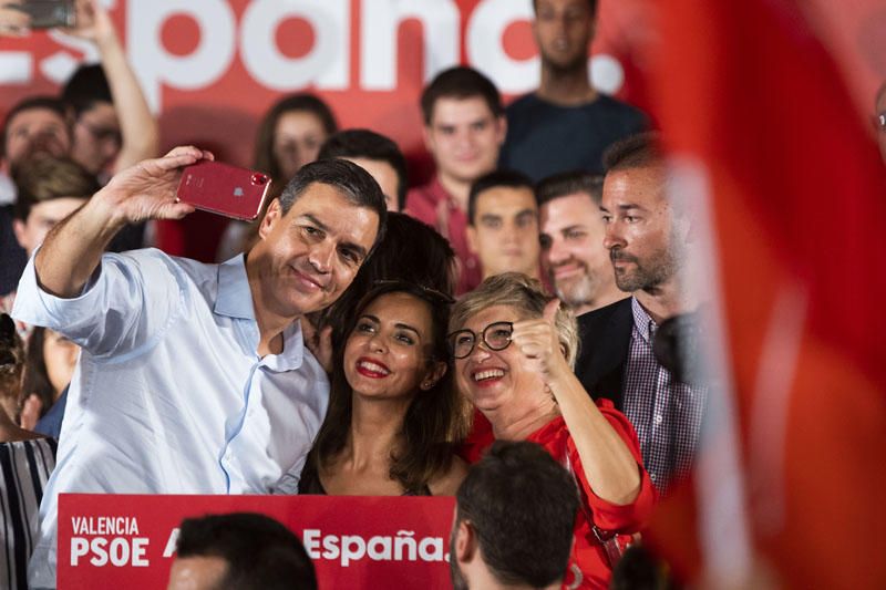 Mitin de Pedro Sánchez en València