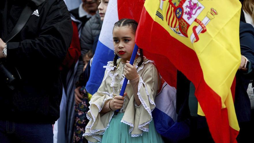 Paraguayos celebran en Ibiza la festividad de la Virgen de Caacupé.  | TONI ESCOBAR