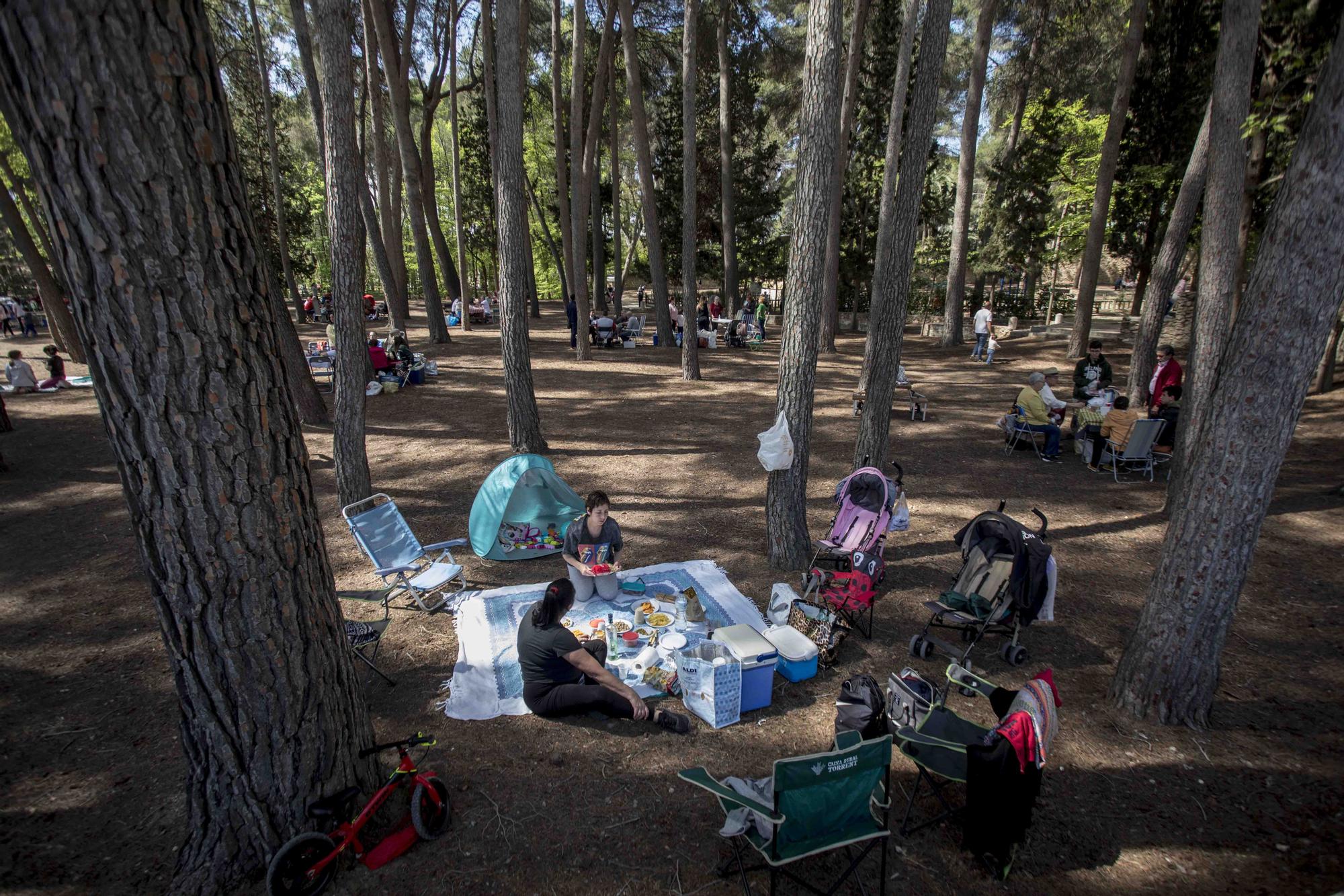 El Parc d San Vicent de Lliria vuelve a llenarse de familias dos años depués