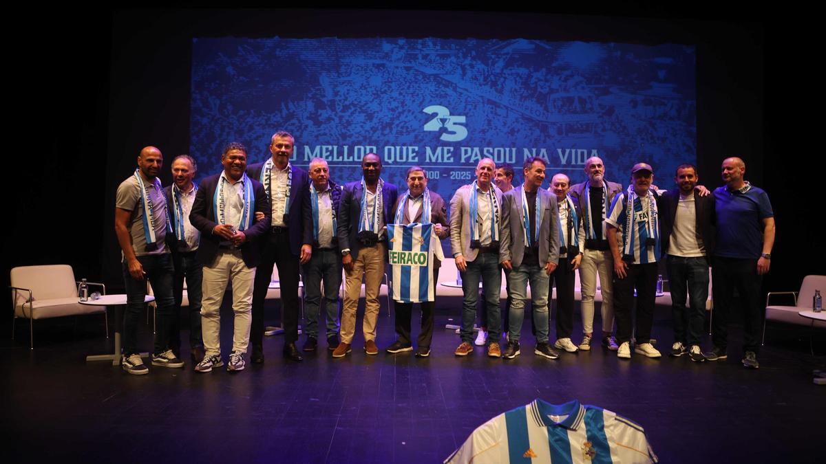 Acto en el Ágora por el 25 años de La Liga del Deportivo.