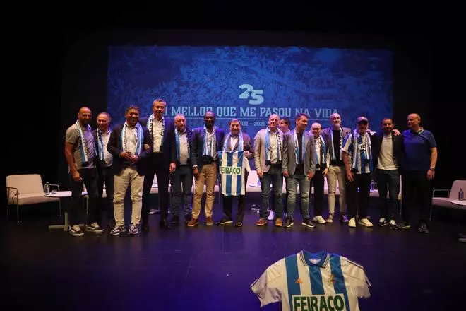 Acto en el Ágora por el 25 años de La Liga del Deportivo