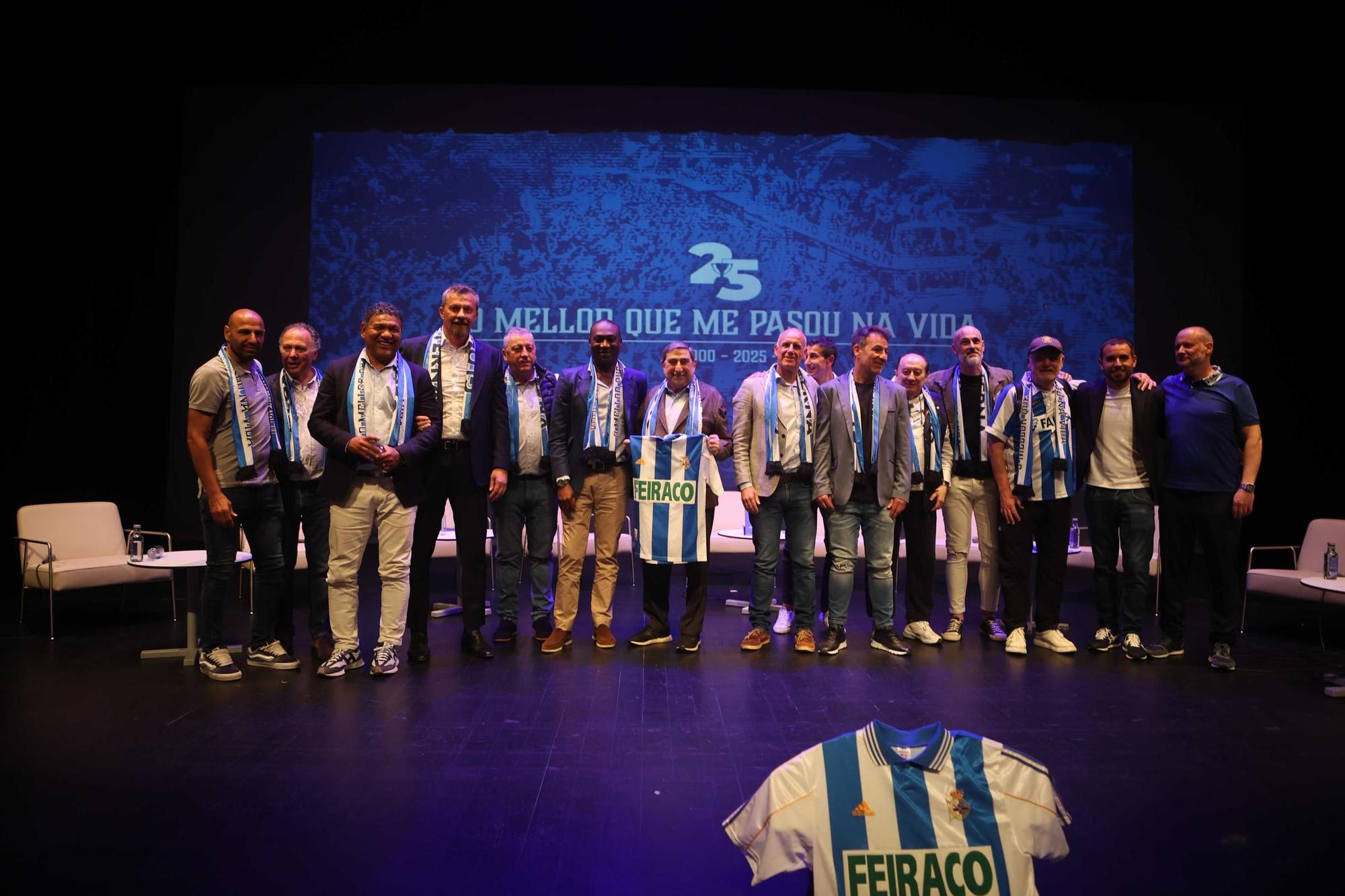 Acto en el Ágora por el 25 años de La Liga del Deportivo