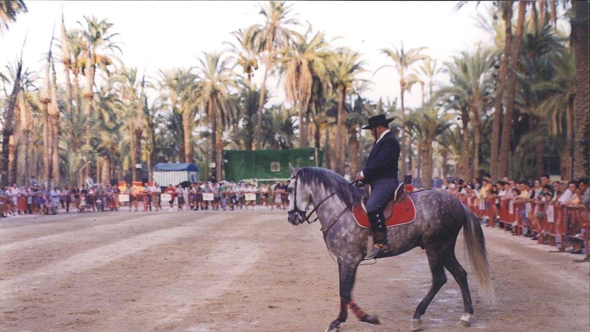 Feria de ganado que se celebraba en el palmeral de Orihuela.