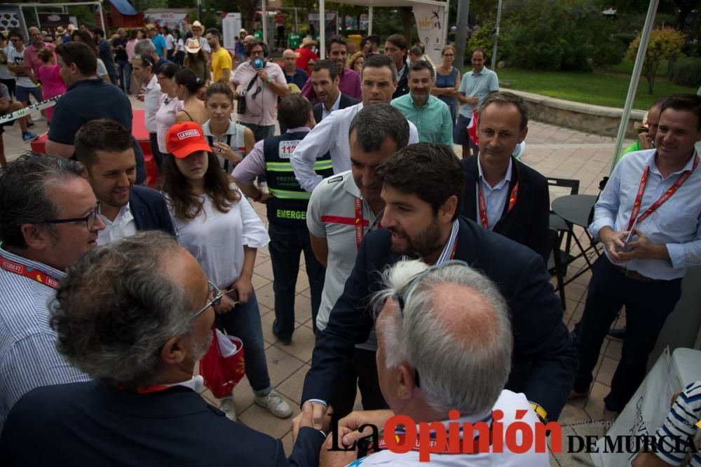 Vuelta ciclista a España: Salida en Caravaca