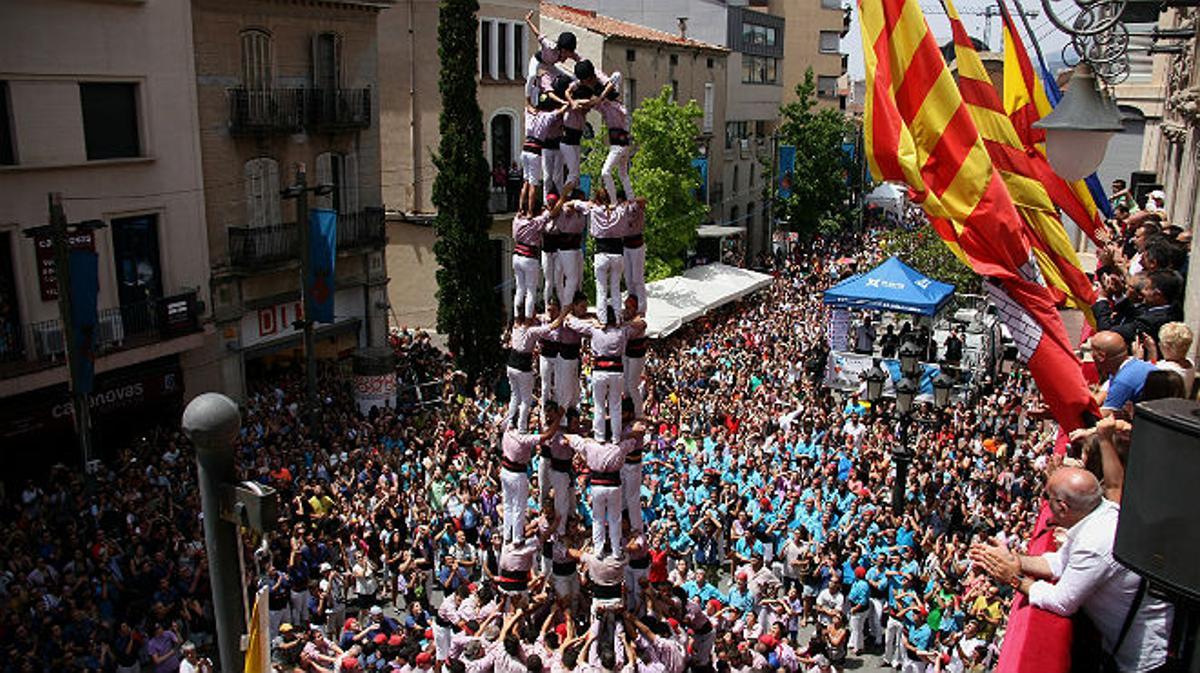 Jornada castellera a Terrassa