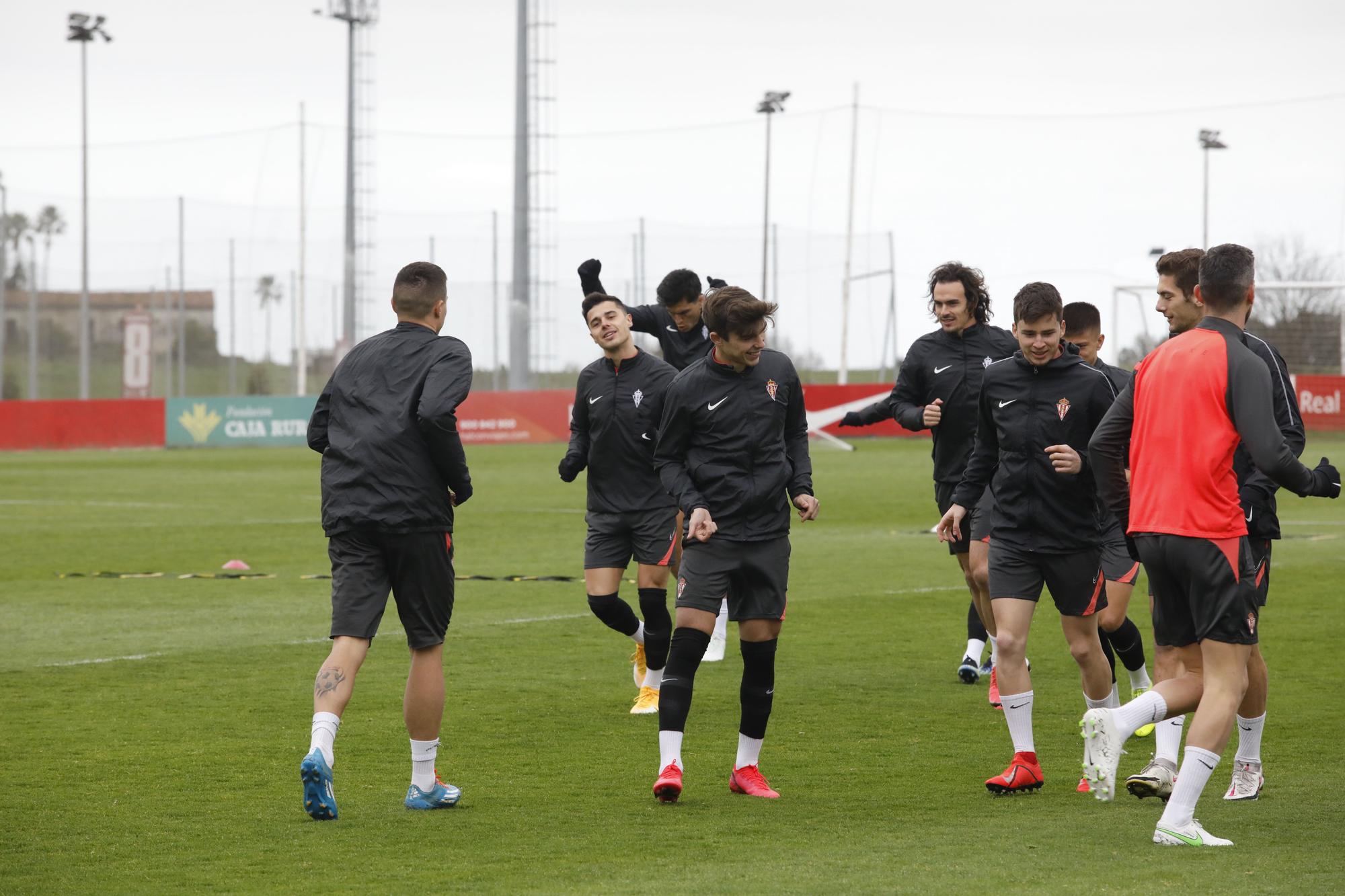 Entrenamiento del Sporting