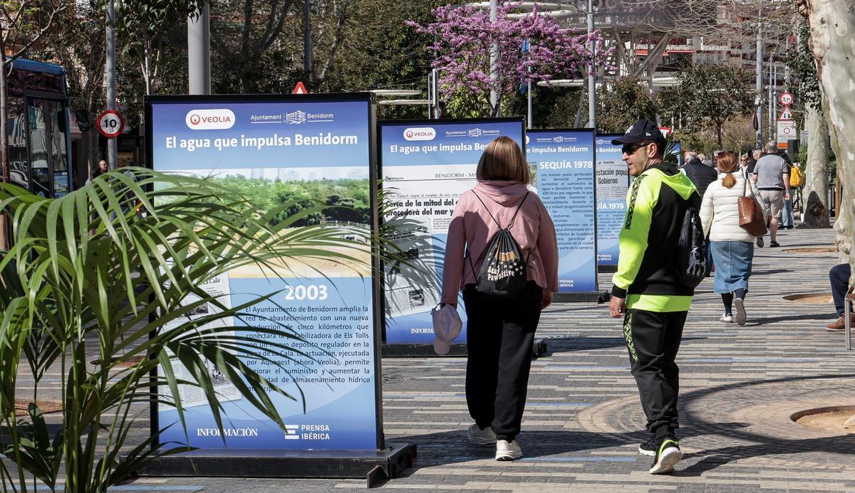 Inauguración de la exposición "El Agua que impulsa Benidorm"