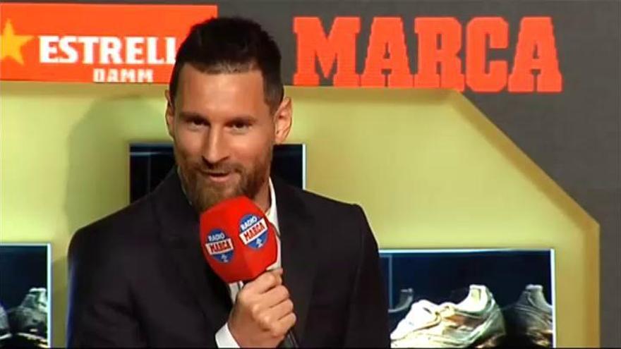 Leo Messi recibe su sexta Bota de Oro