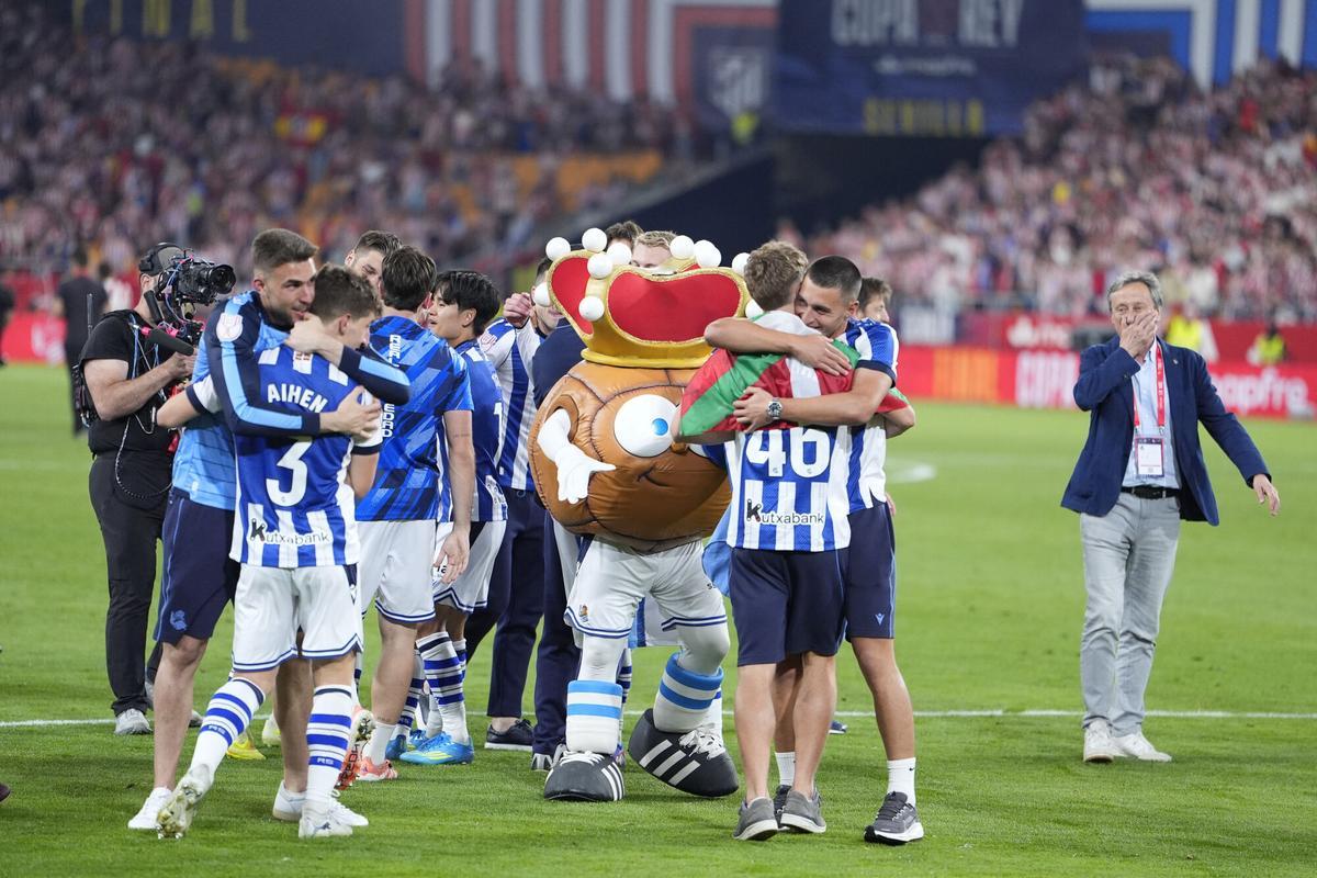 Final de Copa: Atlético de Madrid - Real Sociedad, en imágenes.