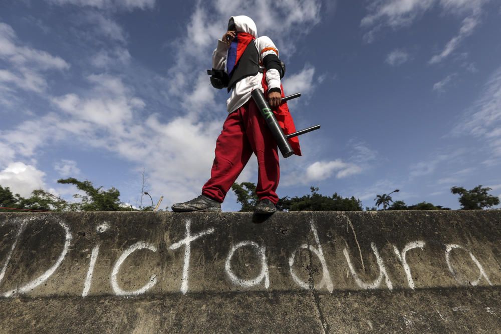 Jornada de protestas en Caracas