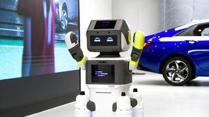 DAL-e, el robot humanoide de atención al cliente de Hyundai.