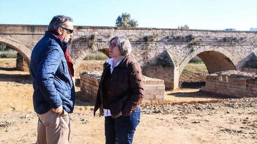 La datación de los restos del antiguo puente requiere más excavaciones