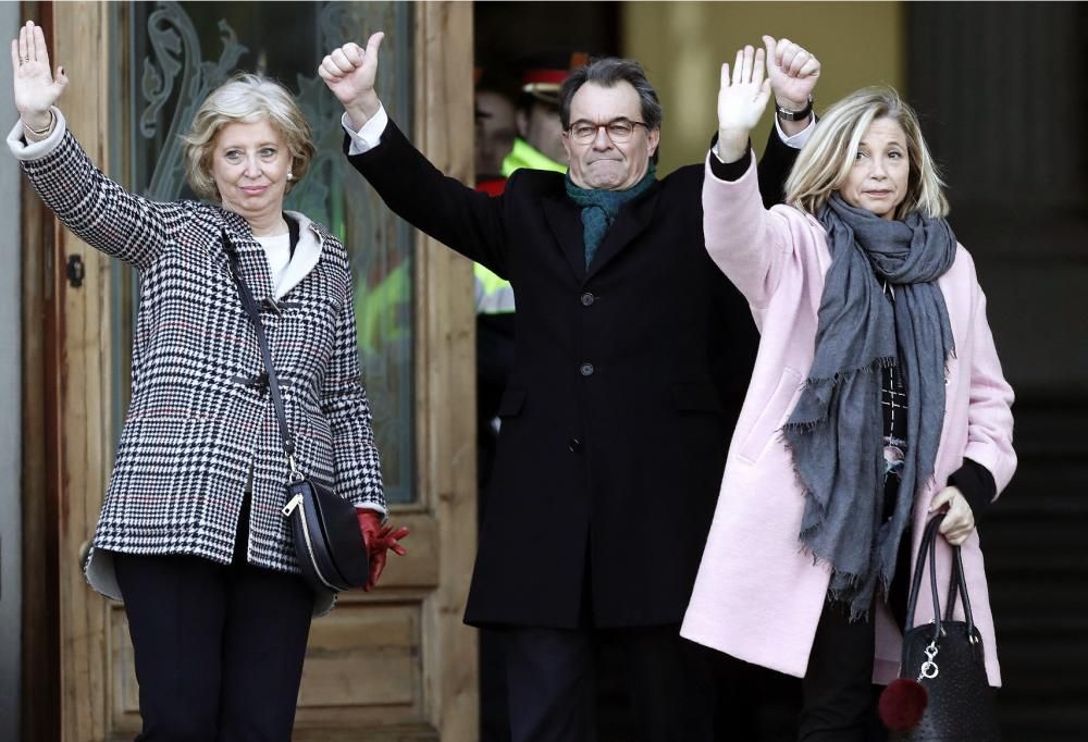 El judici a Artur Mas, Irene Rigau i Joana Ortega.