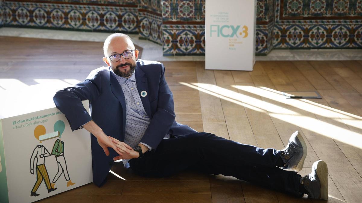 Alejandro Días Castaño, en la sede del FICX.