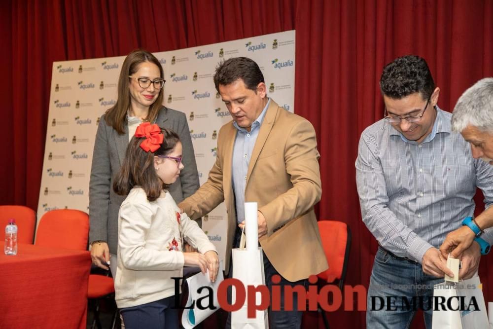 Entrega de premios Aqualia en Caravaca