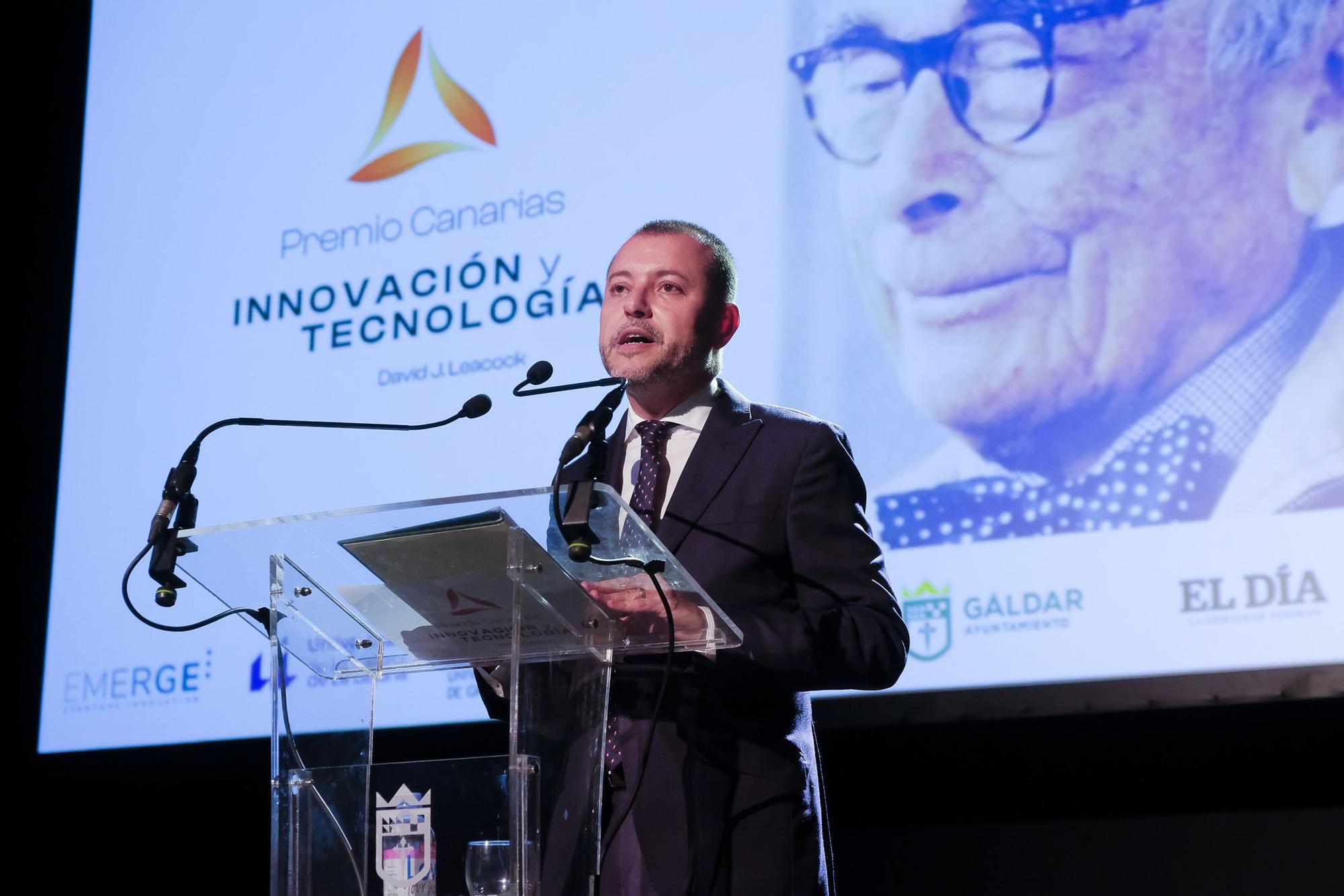 Acto de entrega del Premio Canarias Innovación y Tecnología