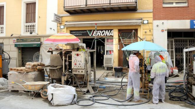 La vuelta a casa de tres bloques afectados por el socavón del Puxet se retrasará hasta el 2027 por seguridad