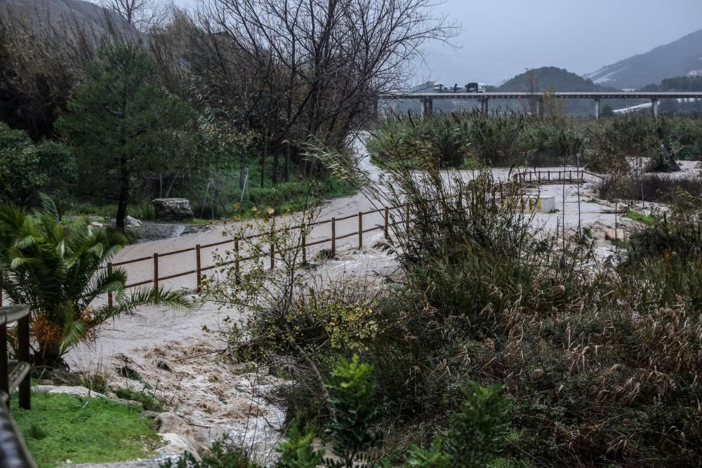 Fuentes del Algar y Callosa tras las lluvias