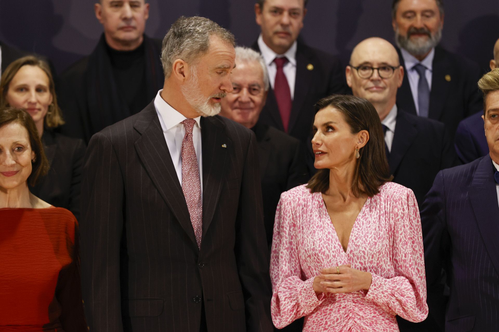 Los Reyes en la entrega de las Medallas de Oro al Mérito en las Bellas Artes 2022.