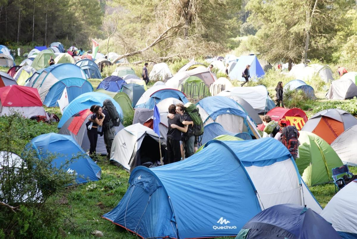 Campament de Revoltes de la Terra a Callús Campament de Revoltes de la Terra a Callús
