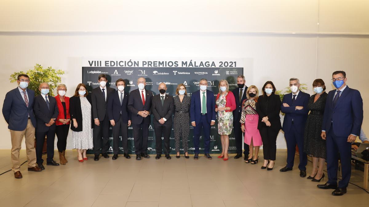 Gala de entrega de los Premios Málaga 2021 de La Opinión