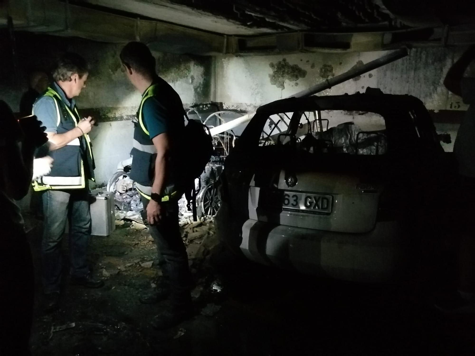 Incendio en un edificio de la calle Reyes Católicos de Palma